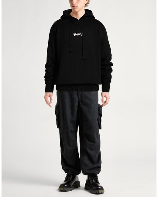 DISCLAIMER Black Jumper for men