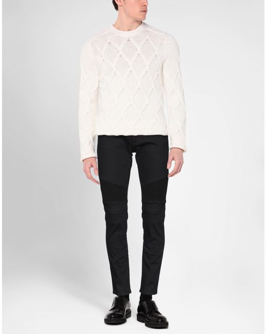 Philipp Plein Black Denim Trousers for men