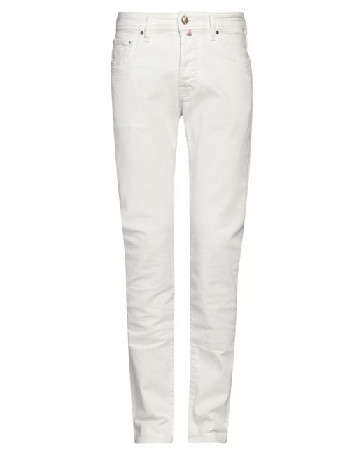 Pantalon En Jean Jacob Cohen pour homme en coloris White