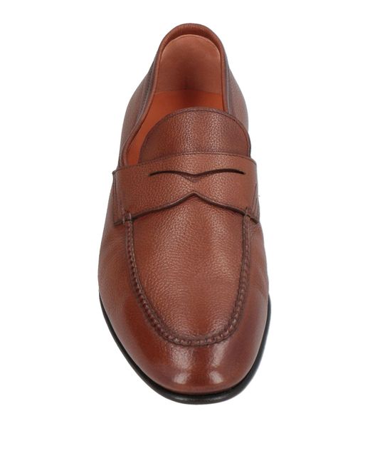Santoni Brown Loafer for men