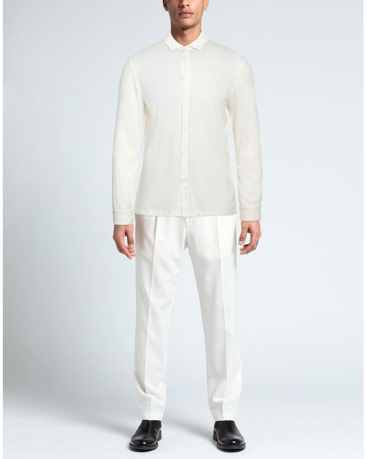 Camisa Majestic Filatures de hombre de color White