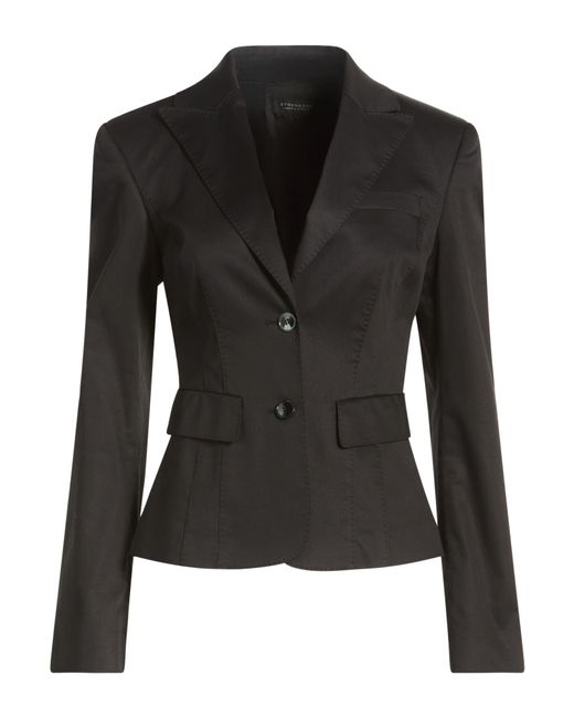 Strenesse Black Blazer Cotton, Elastane