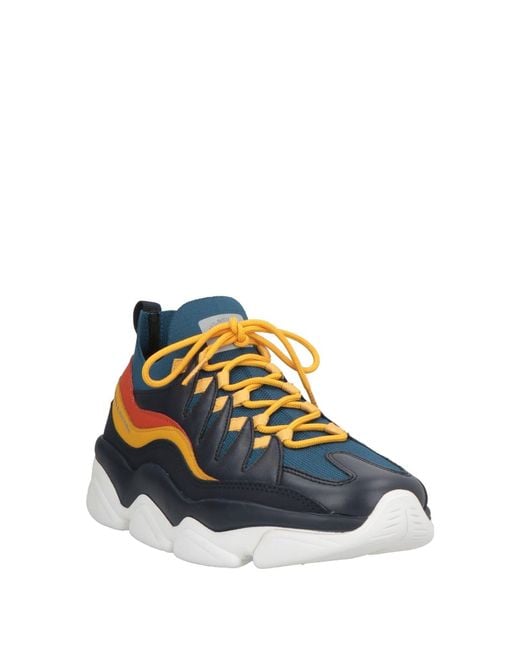 Paul & Shark Blue Midnight Sneakers Synthetic Material for men
