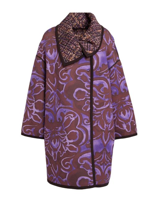 Clips Purple Chocolate Coat Viscose, Elastane
