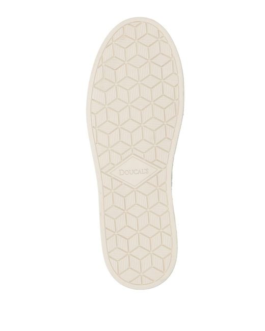 Doucal's Brown Sneakers Leather for men