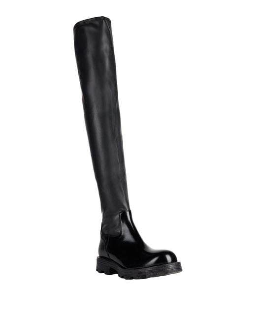 DIESEL Black Boot Leather