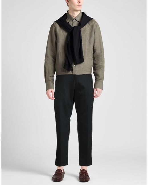 PT Torino Black Pants Virgin Wool, Elastane for men