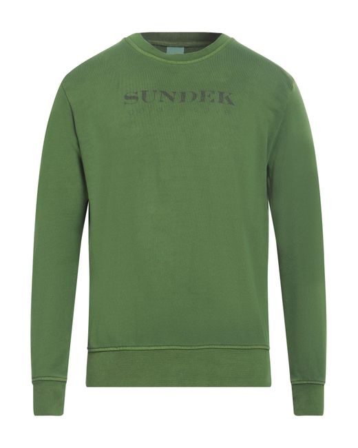 Sundek Green Sweatshirt for men