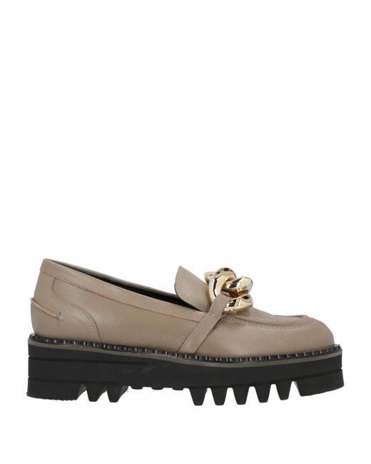 Jeannot Gray Loafers