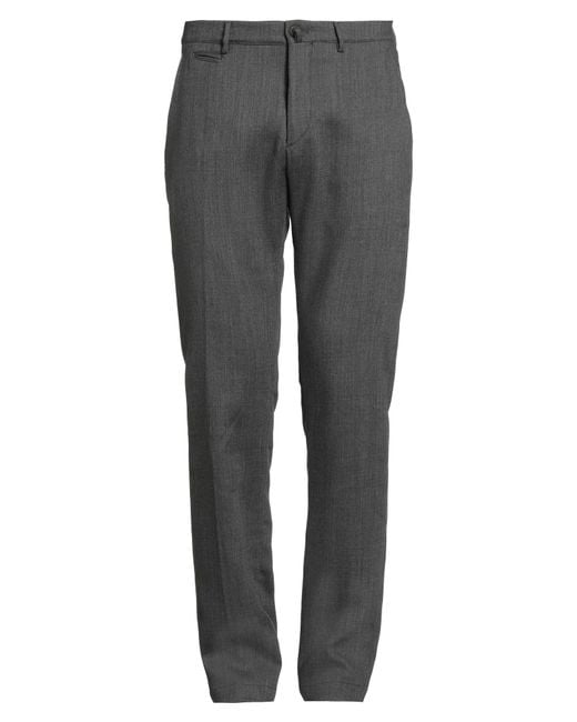 Jacob Cohen Gray Academy Pants Virgin Wool for men
