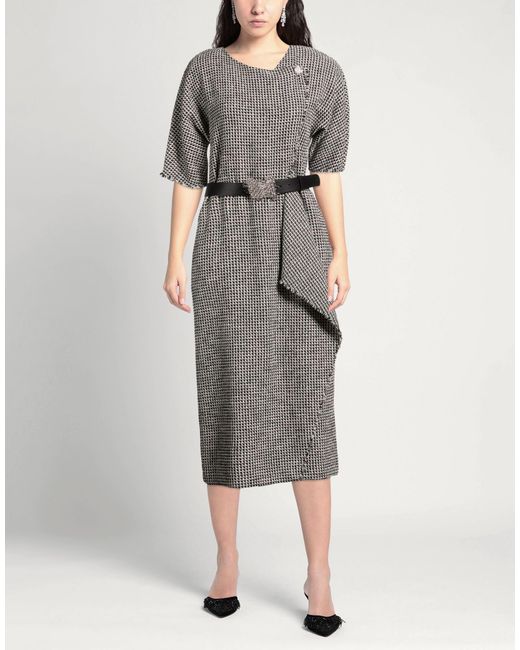 Caroline Biss Gray Midi Dresses