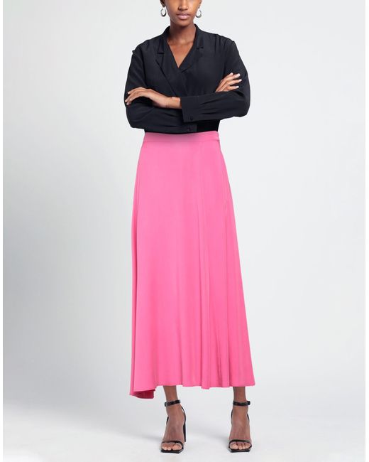 Anna Molinari Pink Maxi Skirt
