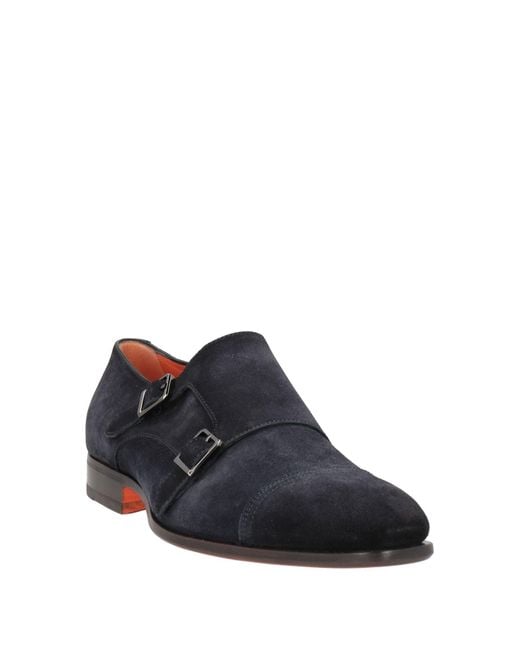 Santoni Blue Loafers for men