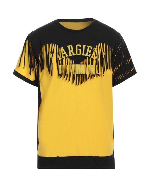 Maison Margiela T-shirts in Yellow für Herren