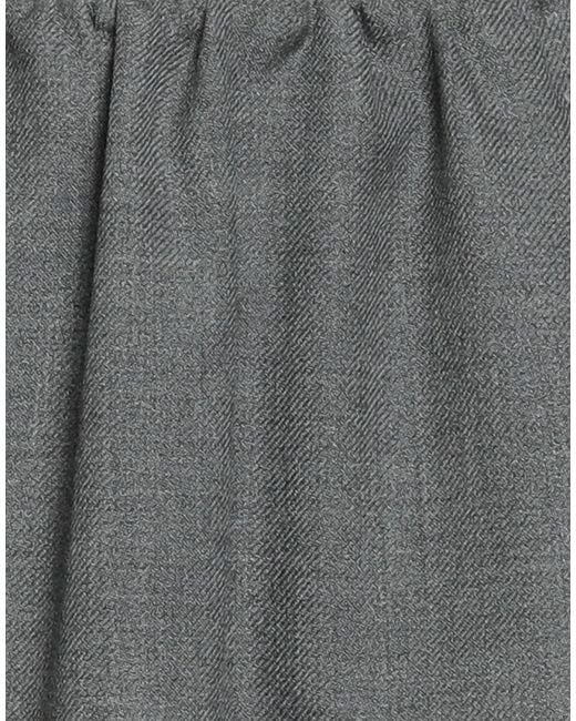 Herskind Gray Mini Skirt Virgin Wool