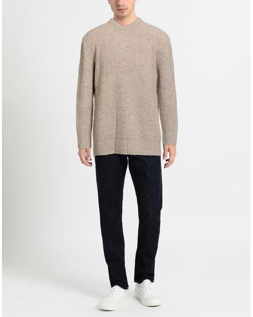 A PAPER KID Natural Jumper for men