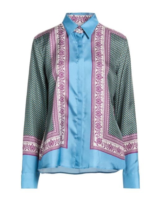 Caliban Blue Shirt Silk