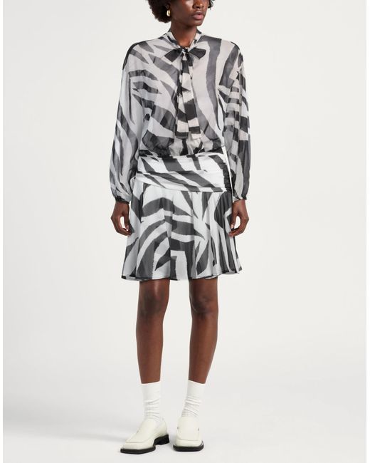 Just Cavalli White Midi Dress