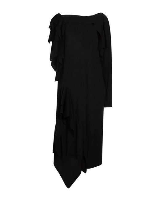 Yohji Yamamoto Black Midi Dresses