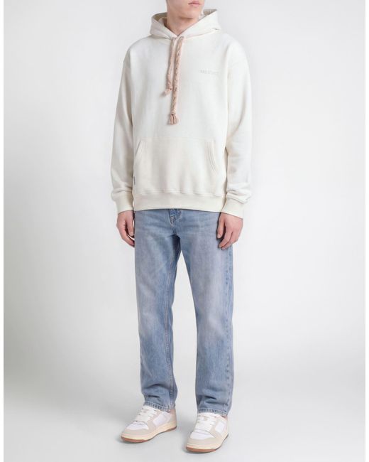 FAMILY FIRST White Sweatshirt Cotton, Polyester for men