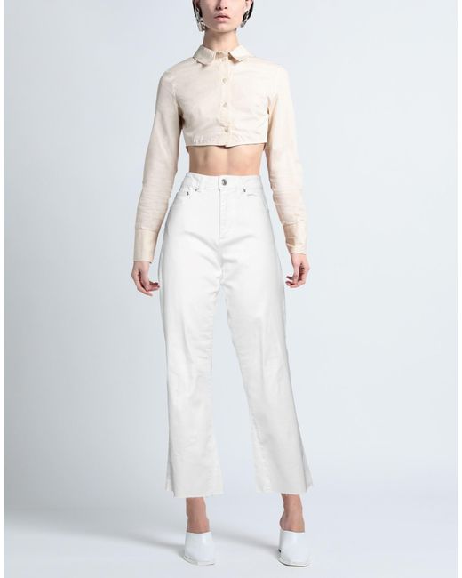 Maje White Jeans