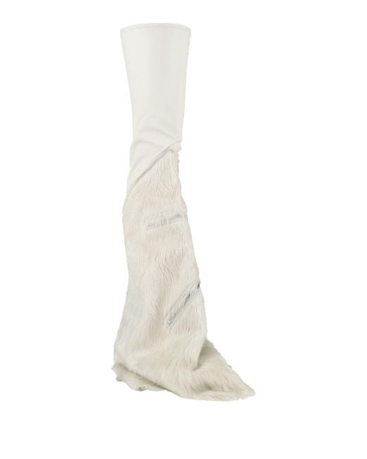 Rick Owens White Boot for men