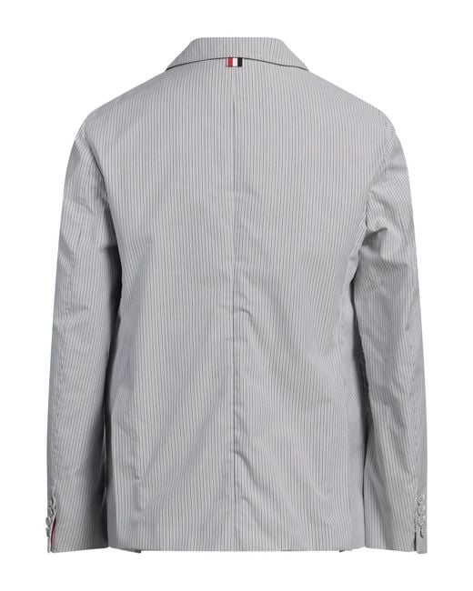 Thom Browne Gray Blazer Cotton for men