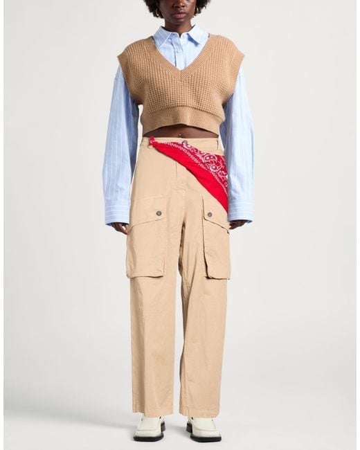 Motel Pink Pants Cotton, Elastane