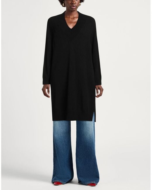 Semicouture Black Sweater Wool, Polyamide