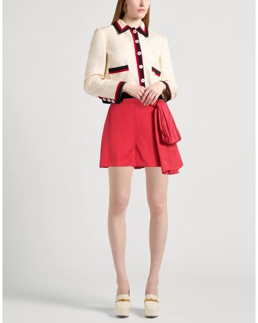 McQueen Red Shorts & Bermuda Shorts