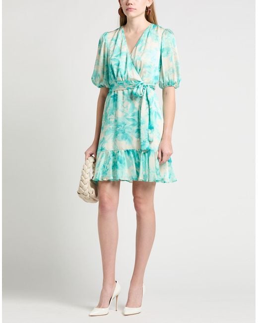 Liu Jo Blue Mini Dress Polyester