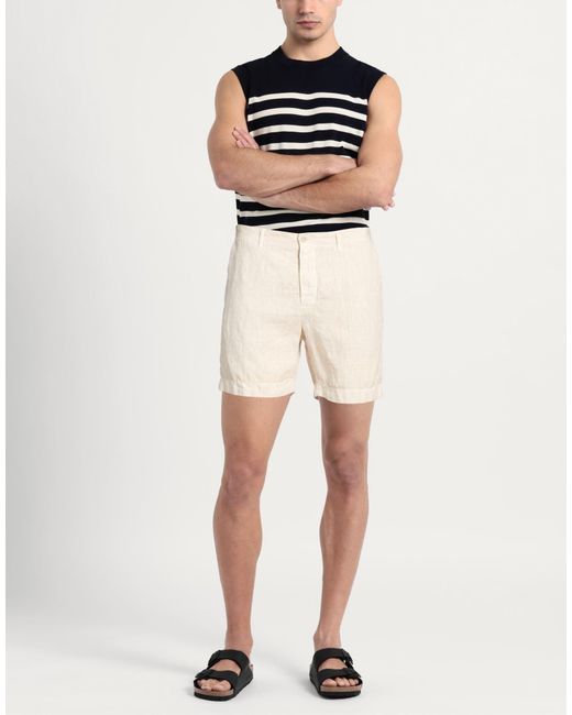 120% Lino Natural Shorts & Bermuda Shorts Linen for men