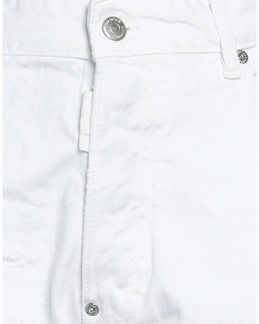 DSquared² White Jeans Cotton
