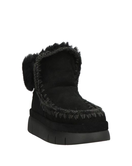 Mou Black Ankle Boots