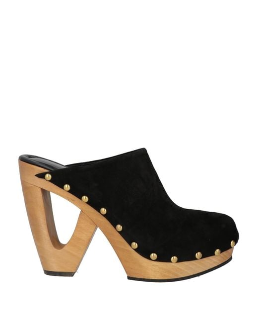 Tamara Mellon Black Mules & Clogs