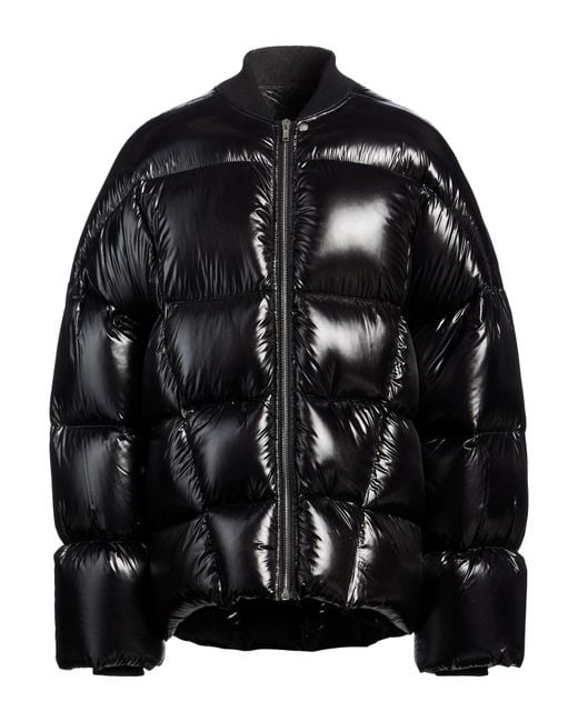 Rick Owens Black Puffer Polyamide for men