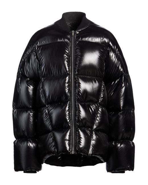 Rick Owens Black Puffer Polyamide for men
