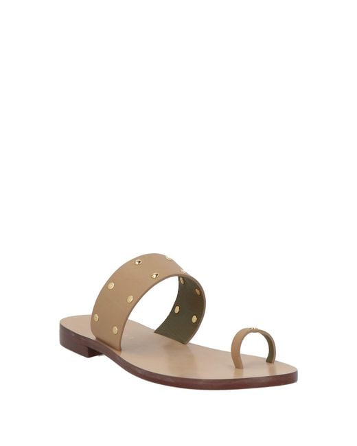 MARIA LUCA Brown Thong Sandal