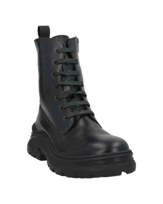 Frau Black Ankle Boots Leather