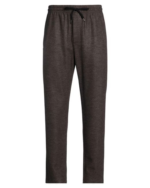 Harris Wharf London Gray Pants Virgin Wool for men