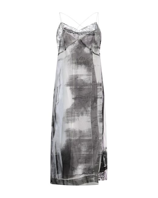 Maison Margiela Gray Midi-Kleid