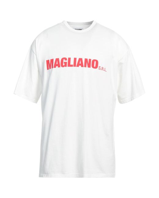 Magliano T-Shirt Cotton, Elastane in White for Men | Lyst UK