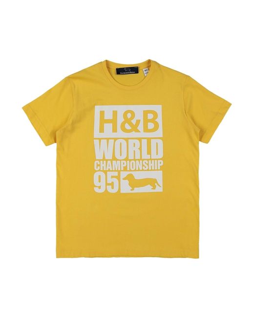 Harmont & Blaine Yellow T-Shirt Cotton for men