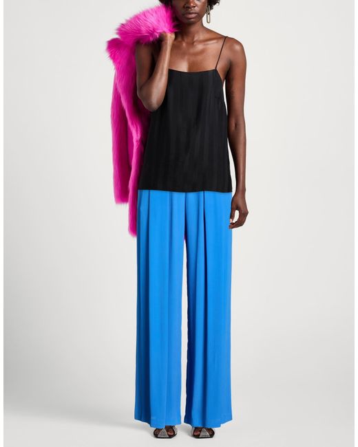 Momoní Blue Bright Pants Acetate, Silk
