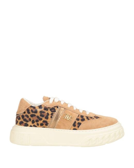 Casadei Natural Sneakers Leather