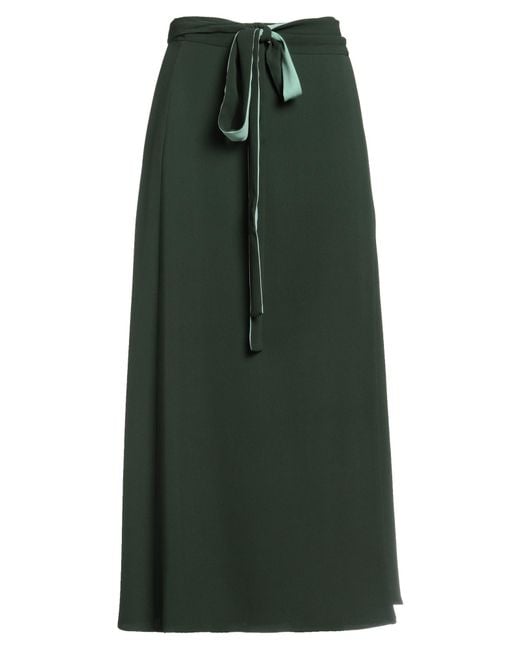Valentino Garavani Green Midi Skirt