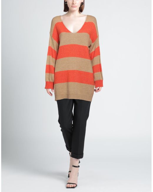 Tsd12 Orange Sweater Acrylic, Polyamide, Wool, Viscose