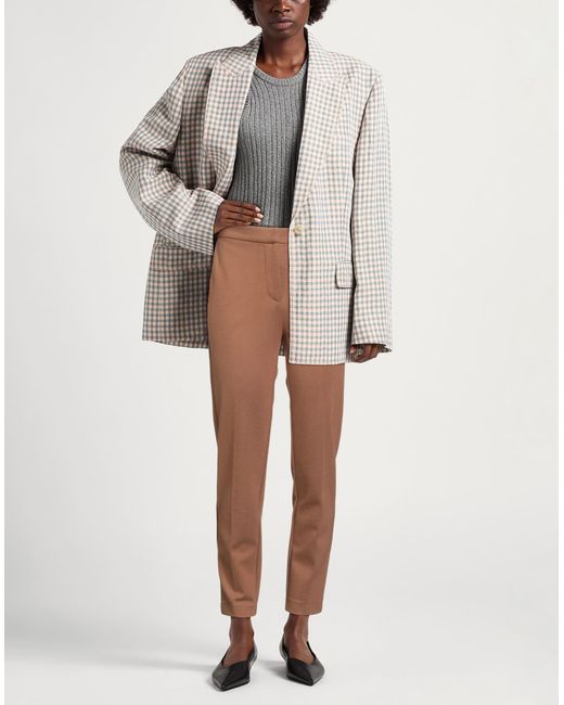 EMMA & GAIA Brown Pants