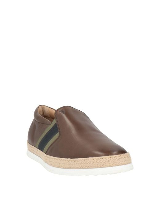 Tod's Brown Sneakers Leather for men