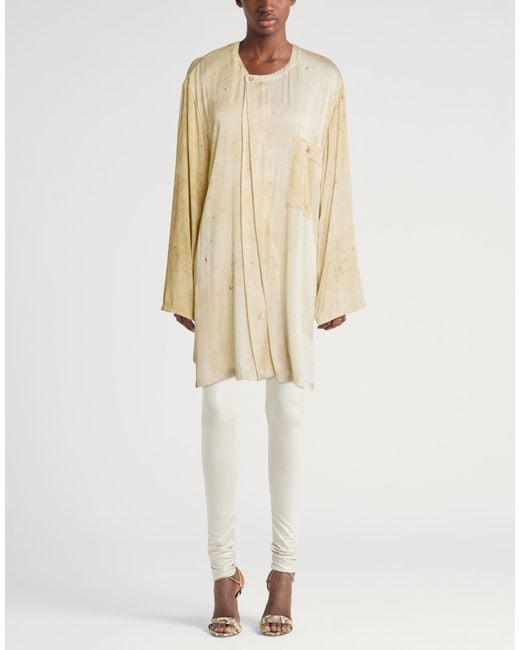 Uma Wang Natural Shirt Silk, Elastane